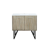 Rustic Acacia Bath Vanity 36 in. W x 20 in. D, with Cultured Marble Top