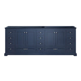 Navy Blue Double Bath Vanity 84 in. W x 22 in. D