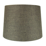 14"W 2 Light Swag Plug-In Pendant Chocolate Burlap with Diffuser White Cord