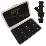 HPI Injectors Set of 8 LQ4 / LQ9 / 4.8 / 5.3 / 6.0 Delphi Shorty Multec High Impedance Fuel Injectors