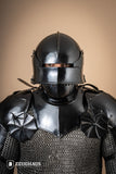 German Sallet Helmet 15th 1,6mm Burnished