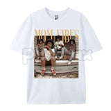 "Mom Vibes" Vintage 90s Nostalgia T-Shirt – Retro Aesthetic Mom Life Graphic Tee, Premium 100% Cotton Motherhood Gift Top, Soft Lived-In Heavyweight Throwback Style Shirt, Made in USA