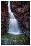 Waterfall In Creek Along Gold River Highway, Vancouver Island, Canada-Paper Art-14,,X20,,