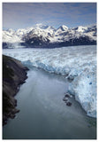 Hubbard Glacier Encroaching On Gilbert Point, Wrangell-St. Elias National Park, Alaska-Paper Art-42,,X62,,