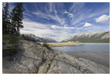 Abraham Lake Created By Bighorn Dam On The North Saskatchewan River, Jasper National Park, Alberta, Canada-Paper Art-50,,X34,,