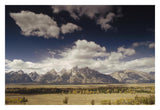 Teton Range, Snake River Valley, Grand Teton National Park, Wyoming-Paper Art-32,,X22,,