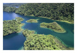 Islands At Southeast End Of Lake Kutubu In The Highlands, Papua New Guinea-Paper Art-26,,X18,,