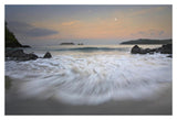 Moon Over Playa Espadilla, Costa Rica-Paper Art-20,,X14,,