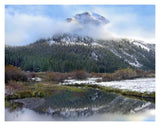 Phi Kappa Mountain And Summit Creek, Idaho-Paper Art-18,,X14,,