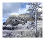 Light Snow Covering Boulder Mountains, Idaho-Paper Art-18,,X16.08,,