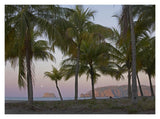 Moon Setting, Playa Carillo, Guanacaste, Costa Rica-Paper Art-18,,X14,,