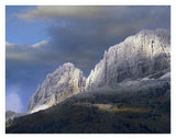 Snow Dusted Mountains, Glacier National Park, Montana-Paper Art-34,,X26,,