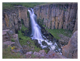 North Clear Creek Falls Cascading Down Cliff, Colorado-Paper Art-18,,X14,,