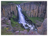North Clear Creek Falls Cascading Down Cliff, Colorado-Paper Art-50,,X38,,