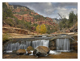 Oak Creek In Slide Rock State Park Near Sedona, Arizona-Paper Art-18,,X14,,