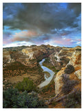 Winding Yampa River, Dinosaur National Monument, Colorado-Paper Art-32,,X42,,