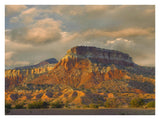 Sandstone Butte Showing Sedimentary Rock Layers, New Mexico-Paper Art-34,,X26,,