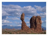 Balanced Rock Under Cloudy Skies, Arches National Park, Utah-Paper Art-26,,X20,,
