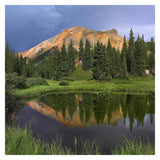 Red Mountain Reflected In Pond, San Juan Mountains, Colorado-Paper Art-32,,X32,,