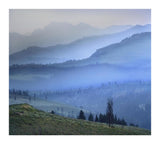 Mist Over Absaroka Range, Yellowstone National Park, Wyoming-Paper Art-18,,X16.24,,
