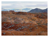 Black Mountains Surrounding Valley Of Fire State Park, Nevada-Paper Art-18,,X14,,