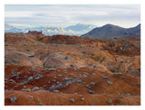 Black Mountains Surrounding Valley Of Fire State Park, Nevada-Paper Art-34,,X26,,