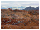 Black Mountains Surrounding Valley Of Fire State Park, Nevada-Paper Art-42,,X32,,