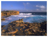Pacific Ocean Waves And Cliffs At Keoneloa Bay, Kauai, Hawaii-Paper Art-42,,X32,,