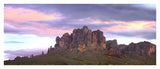 Panoramic View Of The Superstition Mountains At Sunset, Arizona-Paper Art-42,,X18,,