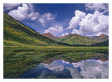 Ruby Range Reflected In Lake Gunnison National Forest, Colorado-Paper Art-18,,X14,,