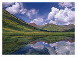 Ruby Range Reflected In Lake Gunnison National Forest, Colorado-Paper Art-34,,X26,,