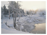 Upper Geyser Basin In Winter, Yellowstone National Park, Wyoming-Paper Art-42,,X32,,