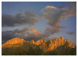 Sunlight Illuminating Chisos Mountains, Chihuahuan Desert, Texas-Paper Art-50,,X38,,