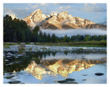 Pond Reflecting Grand Tetons, Grand Teton National Park, Wyoming-Paper Art-18,,X14,,