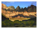 Towers Of The Virgin With Cloud Shadows, Zion National Park, Utah-Paper Art-26,,X20,,