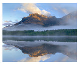 Morning Light On Mt Kidd As Seen From Wedge Pond, Alberta, Canada-Paper Art-30,,X24,,