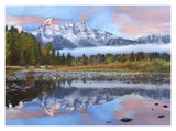 Grand Tetons Reflected In Lake, Grand Teton National Park, Wyoming-Paper Art-18,,X14,,