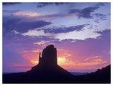 East And West Mittens, Buttes At Sunrise, Monument Valley, Arizona-Paper Art-50,,X38,,