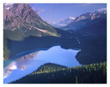 Mount Patterson At Peyto Lake, Banff National Park, Alberta, Canada-Paper Art-18,,X14,,