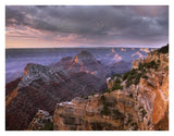 Stormy Skies Over Vishnu Temple, Grand Canyon National Park, Arizona-Paper Art-34,,X26,,