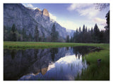 Sentinel Rock, Reflected In Water, Yosemite National Park, California-Paper Art-18,,X14,,