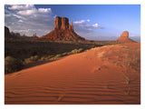 Sand Dunes And The Mittens, Monument Valley Navajo Tribal Park, Arizona-Paper Art-34,,X26,,