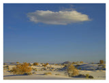 Cloud Over White Sands National Monument, Chihuahuan Desert, New Mexico-Paper Art-34,,X26,,