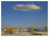 Cloud Over White Sands National Monument, Chihuahuan Desert, New Mexico-Paper Art-42,,X32,,