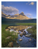 Mount Chephren And Waterfowl Lake, Banff National Park, Alberta, Canada-Paper Art-14,,X18,,