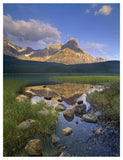 Mount Chephren And Waterfowl Lake, Banff National Park, Alberta, Canada-Paper Art-38,,X50,,