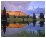 Mount Baldy At Sunset Reflected In Lake Along Paradise Divide, Colorado-Paper Art-38,,X31.88,,