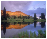 Mount Baldy At Sunset Reflected In Lake Along Paradise Divide, Colorado-Paper Art-42,,X35.2,,