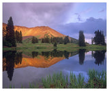 Mount Baldy At Sunset Reflected In Lake Along Paradise Divide, Colorado-Paper Art-46,,X38.52,,