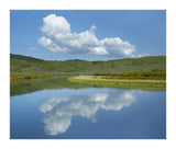 Cumulus Clouds Over Green River, Bridger-Teton National Forest, Wyoming-Paper Art-18,,X15.28,,
